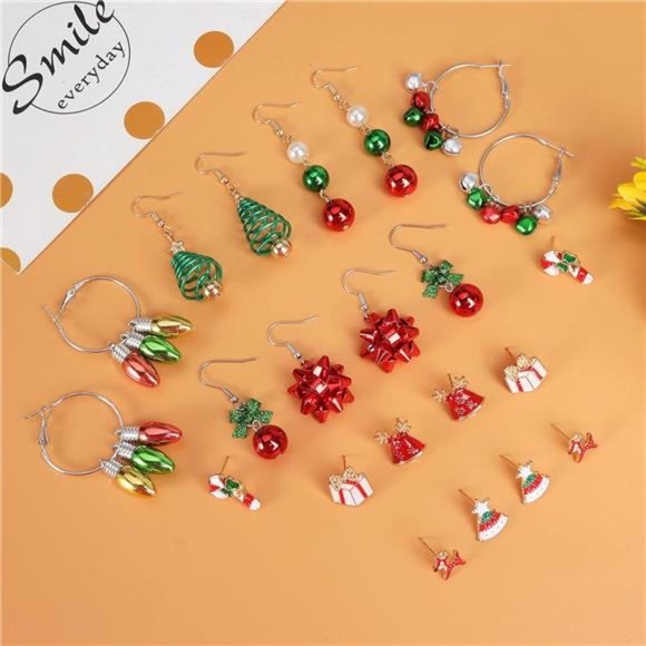 Christmas Earrings for Women Christmas Jewelry for Women Christmas Gift for Teen - Picture 7 of 7